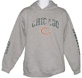 Youth Chicago Bears Gray Distressed Hooded Sweatshirt - XL 18-20