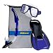 Sporting Goods : U.S. Divers Trek Travel Fins, HydroAir II Snorkel, Mesh Bag & Deep See Focus 2 Mask