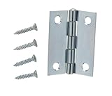 Crown Bolt 62135 2-Inch Non Removable Pin Narrow Utility Hinge, Zinc Plated, 2-Piece