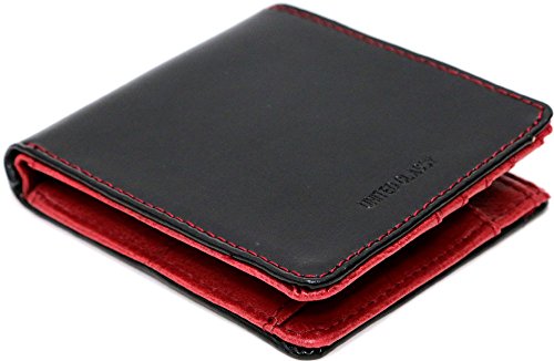 (マルカワジーンズパワージーンズバリュー) Marukawa JEANS POWER JEANS VALUE 財布 メンズ 二つ折り 本革 牛革 ステッチ 2color Free ブラック