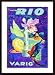 Rio by unknown 24.00X36.00 Framed with Black Wood Frame