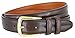 2923 Center Stitched Dress Genuine Leather Belt 1-1/8