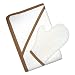 Tadpoles Organic Cotton Hooded Towel and Mitt - Brown Trim