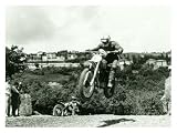 Husqvarna MX Motorcycle Transportation Giclee Poster Print by Giovanni Perrone, 24x18