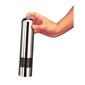 Salter Stainless Steel Electric Pepper / Salt Mill