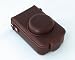 Leather Case Panasonic Lumix LX5 Camera Bag (Brown)