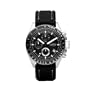 Fossil Men's CH2573 Black silicon Strap Black Analog Dial Chronograph Watch