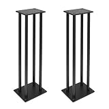 Pyle PSTND14 Dual Heavy-Duty Steel Support Bookshelf / Monitor Speaker Stand Mounts (Pair)