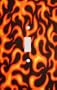 Orange Flames Decorative Switchplate Cover