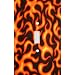 Orange Flames Decorative Switchplate Cover