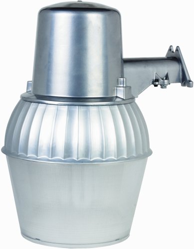 Designers Edge L-1755-65W One-Light Downward Wall Sconce, Die-Cast Aluminum with Acrylic Globe