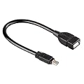 Hama - Cable adaptador USB (conector mini B/A-hembra)
