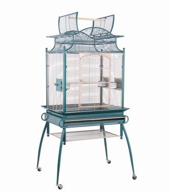 Marvelous Pet Supplies VO1201LBCA Veranda Open Top Bird Cage in BlackGray