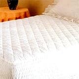 Southern Textiles Prestige White King Size Bed Mattress Pad