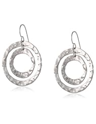 Zina Sterling Silver Ripple Ring Earrings