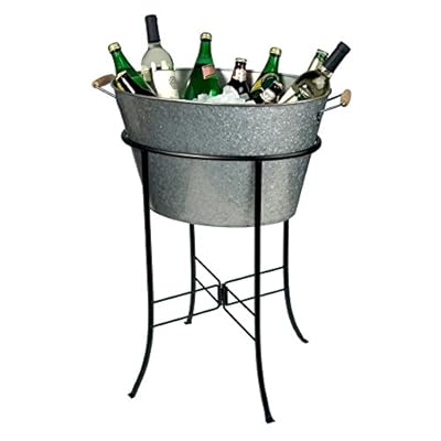 Oasis Galvanized Party Tub with Stand