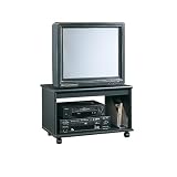 Open TV Cart - Black