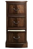 Jamestown Letter & Legal File Three-drawer Warm Mahogany