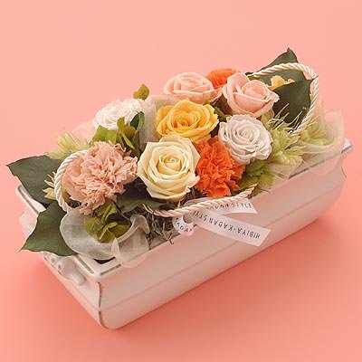 【日比谷花壇】プリザーブドフラワー「ローズガーデン」
