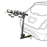 Saris T-RAX Pro Folding 4 Bike Hitch Mount Rack (2-Inch Recevier) by Saris