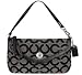 Coach Signature Op Art Charm Capacity Wristlet Wallet Clutch Bag 43699 Black White
