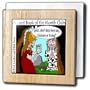 Londons Times Religion Heaven Hell Cartoons - Ancient Book-Of-The-Month Clubs - Tile Napkin Holders