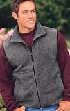 Upscale Polyester Fleece Vest with Pockets