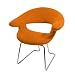 Ultra Soft Studio Chair Tangerine (set of 2)