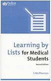 Learning by lists for medical students