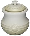 Le Creuset Stoneware Garlic Keeper, Almond