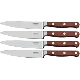 LamsonSharp Set of 4 Serrated Steak Knives- Rosewood Handle