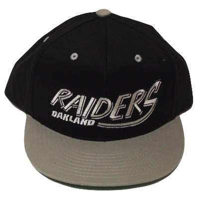 NFL OAKLAND RAIDERS BLACK OLD SCHOOL SNAPBACK CAP HAT