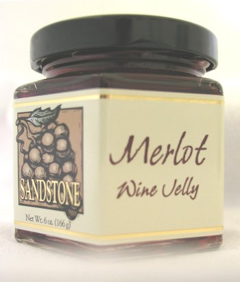 Merlot Wine Jelly, 6 oz by Sandstone Farms
