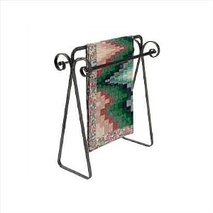 Enclume QR3 Premier Scrolled Quilt Rack, Hammered Steel by