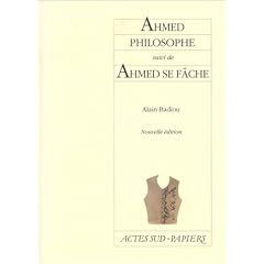 Ahmed philosophe suivi Ahmed f�che N.E.