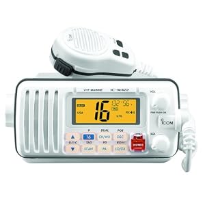 Icom IC-M422 Fixed-Mount Marine VHF Radio (White) by Icom