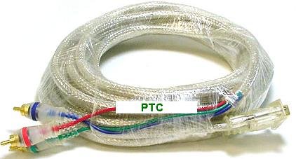 25ft VGA to 3 RCA component video cable