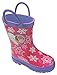 Disney Girl's Frozen Elsa & Anna Snowflake Rain Boots