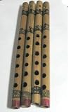 Lot 5 Wholesale Bamboo Beginner's Flutes Whistle Cane