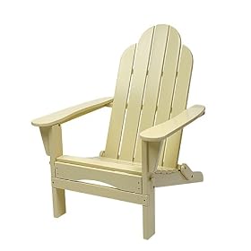 Nantucket Folding Adirondack Chair - Creamy Yellow by