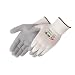 Liberty G-Grip Nitrile Foam Palm Coated Plain Knit Glove with White Nylon Shell, Medium, Gray (Pack of 12)