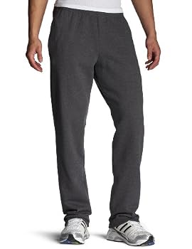 Champion Men's Double Dry Classic Fleece Open Bottom Pant