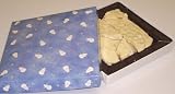 Scott's Cakes 1 lb. White Chocolate Macadamia Nut Bark in a Snowman Box