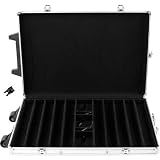 Trademark 1000 Capacity Heavy Duty Trolly Chip Case