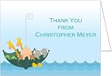 Umbrella Ark - Boy Baby Thank You Cards - Set of 20