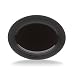 Mikasa Swirl 14-Inch Oval Platter, Black
