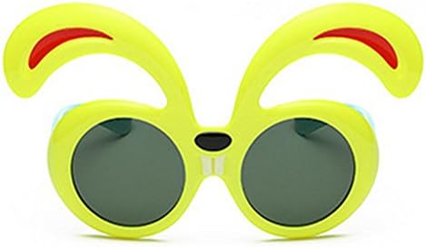 Aymi Designer For Children Polarized Rabbit Sunglass Cute Boys Girls Kids Sunglasses(C1)