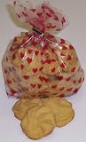 Gourmet Food : Scott's Cakes 1 lb. Brown Sugar Shortbread Cookies in a Heart Bag