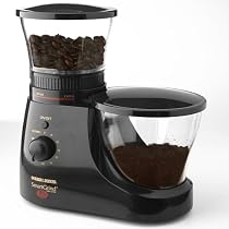 Black & Decker CBM7B SmartGrind Deluxe Coffee Bean Burr Mill - Black
