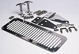 Jeep Wrangler Complete Hood Kit - Stainless Steel